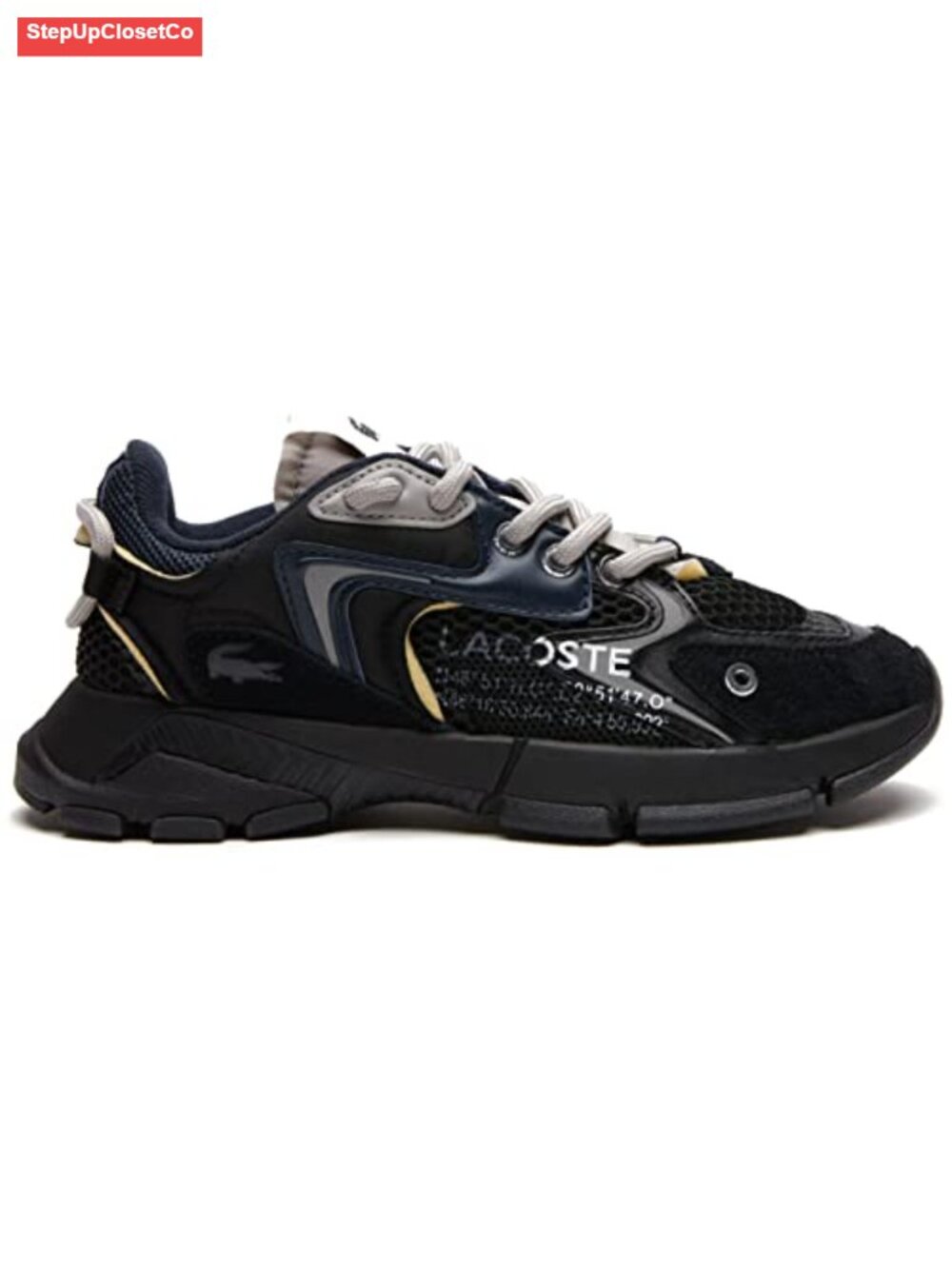Lacoste L003 Neo Sneaker Premium Suede Leather Mesh Comfort